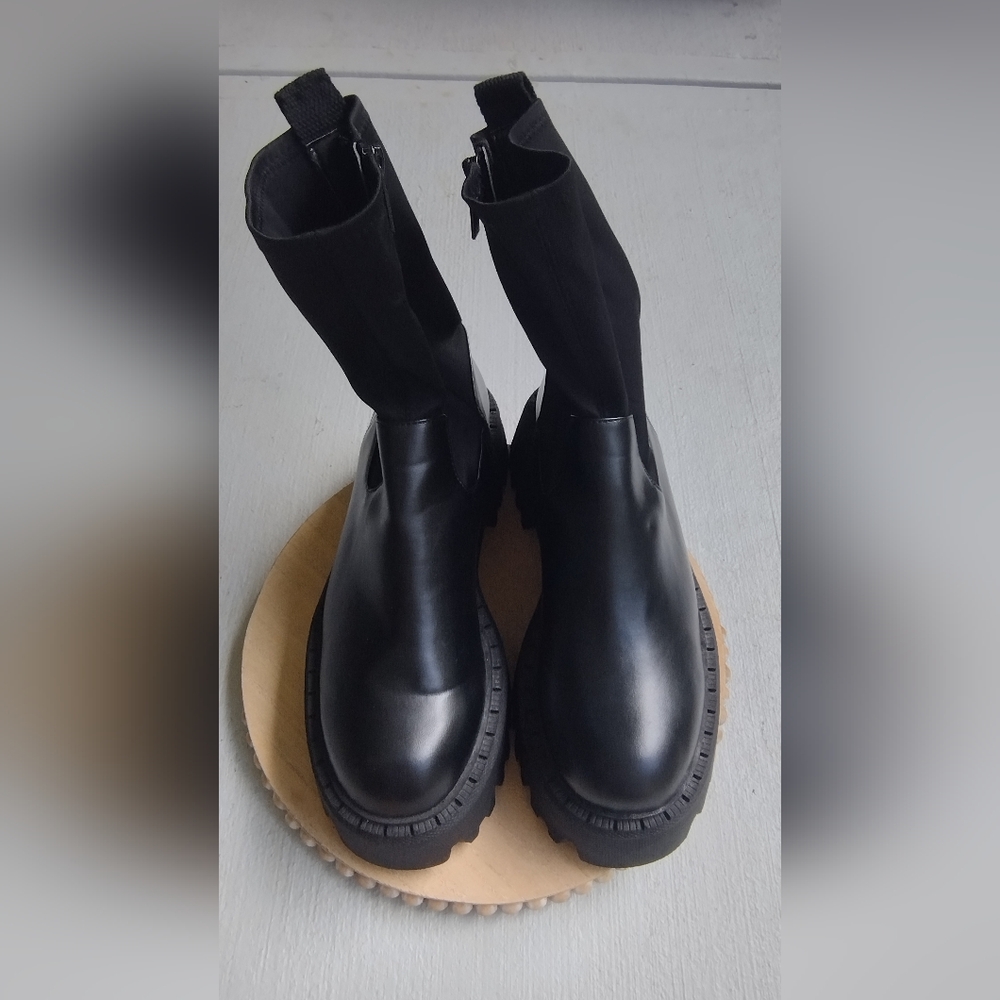 Zara  Boot Black Size Eur:40 US 9.5 - Picture 8 of 15